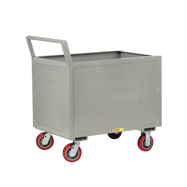 Box Truck with Ergonomic Handle, Solid Sides, 24"X36" Deck Size